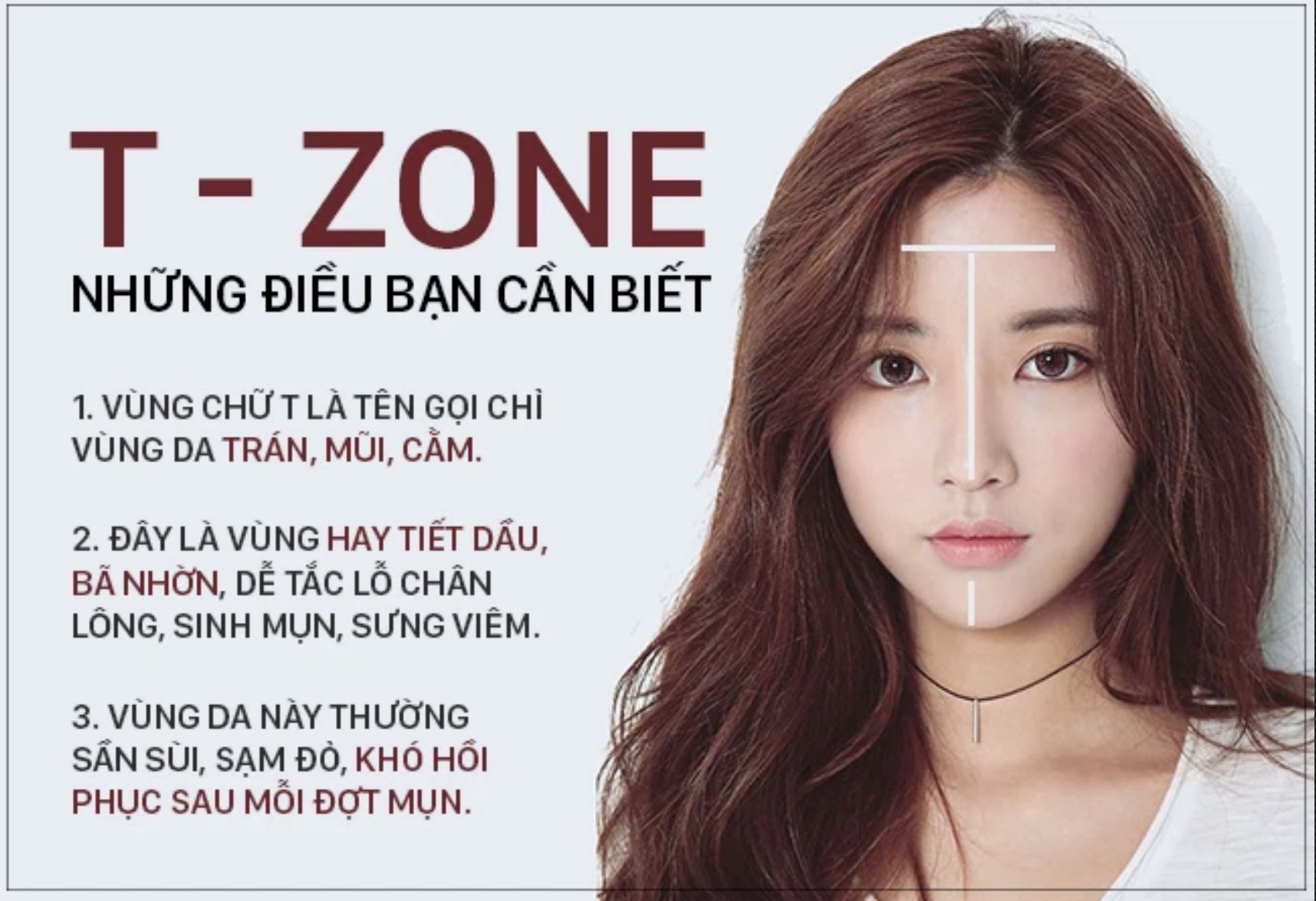 3 NGUYÊN TẮC ĐỂ VÙNG DA CHỮ T HẾT SẠCH DẦU MỤN